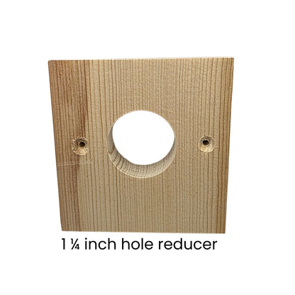 1 1/4 inch wooden hole reducer for sparrow trap