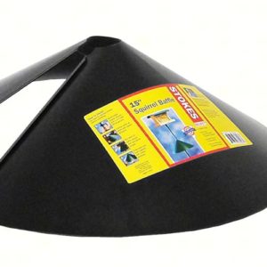 15" cone squirrel baffle ideal for birdfeeders