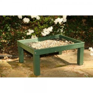 awesome garden platform for birds to feast on birdseed