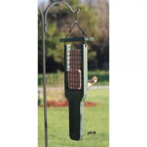 large suet feeder holds 2 cakes and ideal for larger woodpeckers