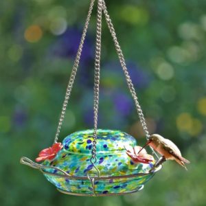 Lightup hummingbird feeder
